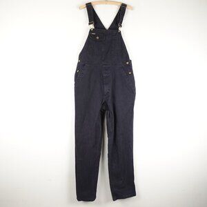 Vintage Jeanworks & Company Overalls Men's Medium Black Denim Jean Bib